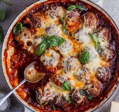 Cheesy Meatballs