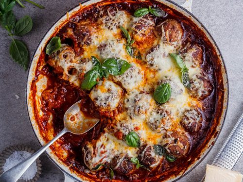 Cheesy Meatballs